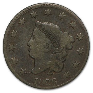 1826 Large Cent VG 1826 Large Cent VG